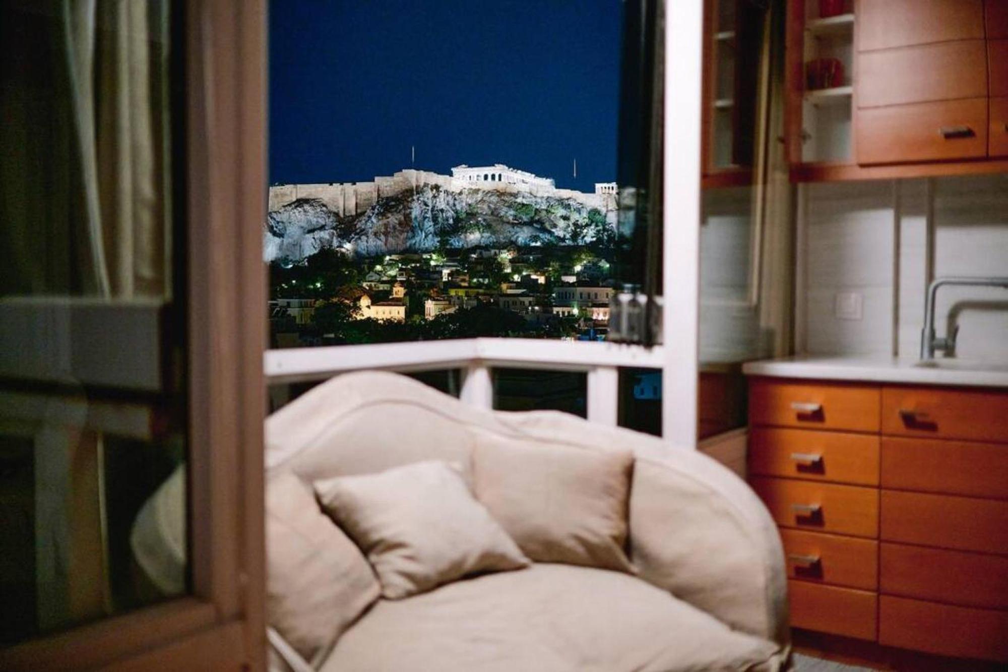 360 View In Roof Top Appartment With Patio Athens Exterior photo